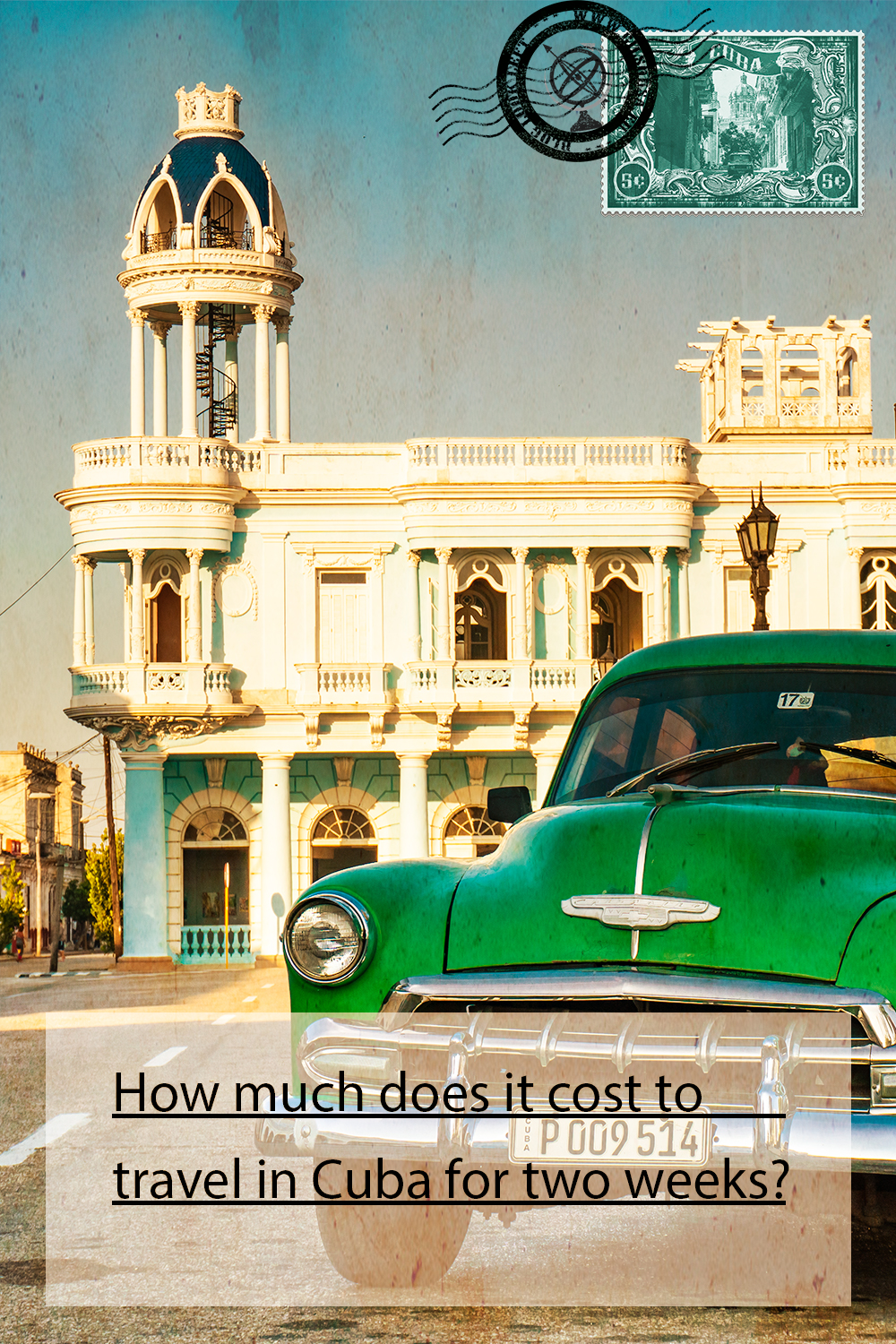 How much does it cost to travel in Cuba for two weeks?