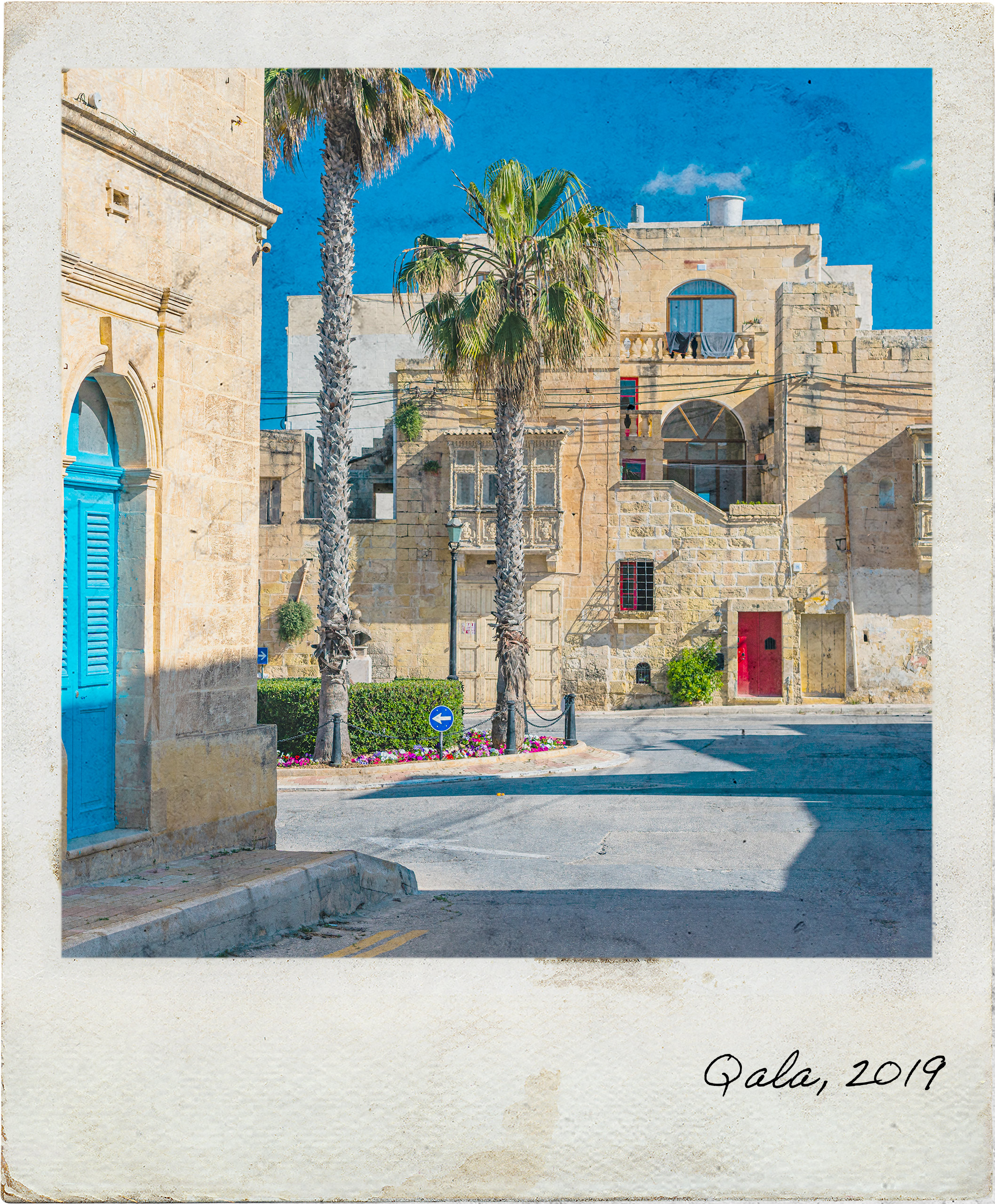 Old buildings in Qala, Gozo island