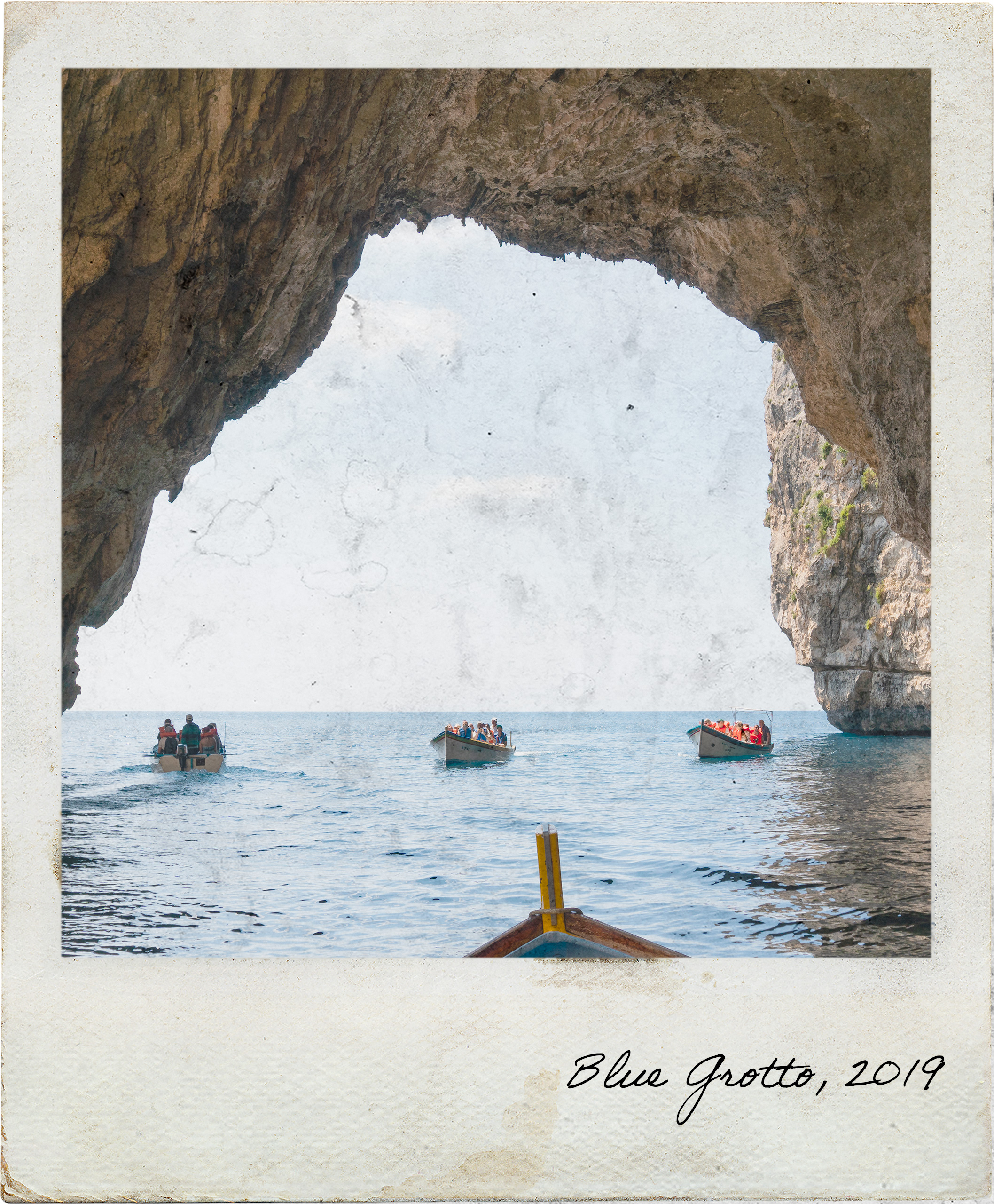 Boat trip inside the Blue Grotto